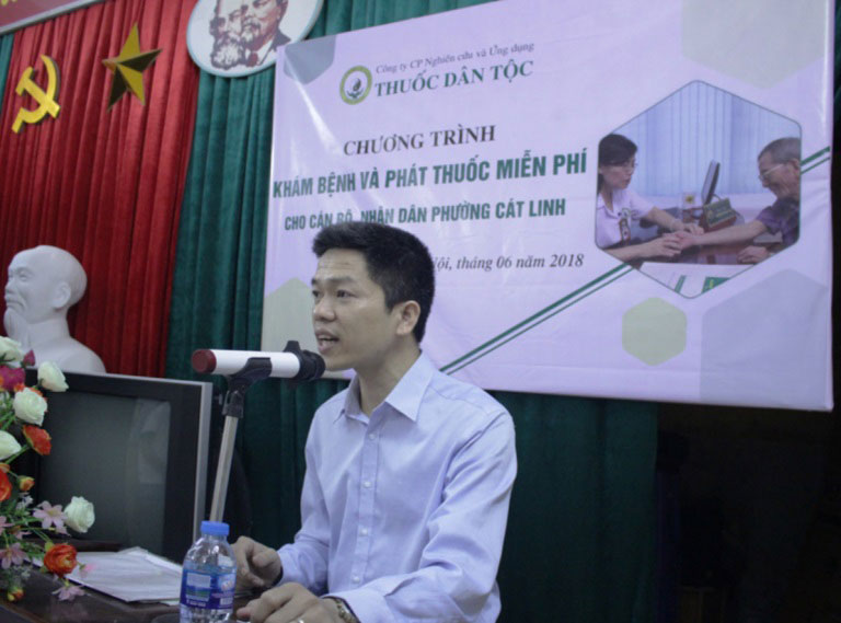 TGĐ Nguyễn Quang Hưng phát biểu