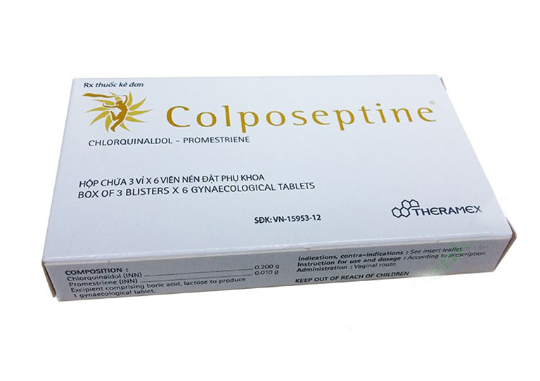 Thuốc Colposeptine thường được sử đụng dể điều trị viêm lộ tuyến cấp độ 2