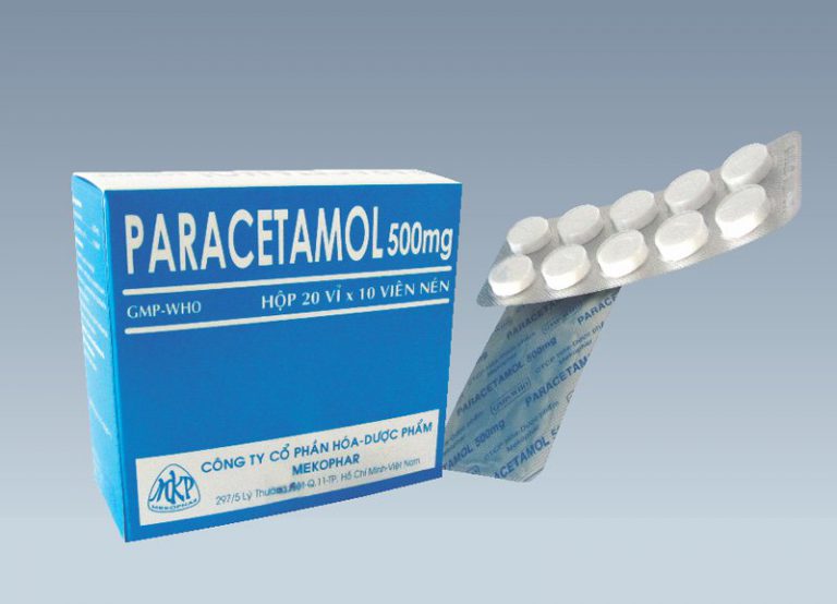 Thuốc Paracetamol thường được sử dụng để giảm sốt