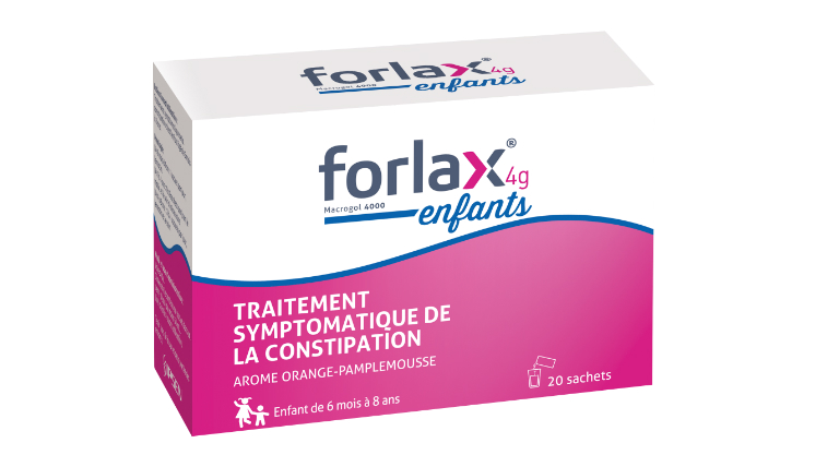Thuốc Forlax có tác dụng nhuận tràng, điều trị chứng táo bón.