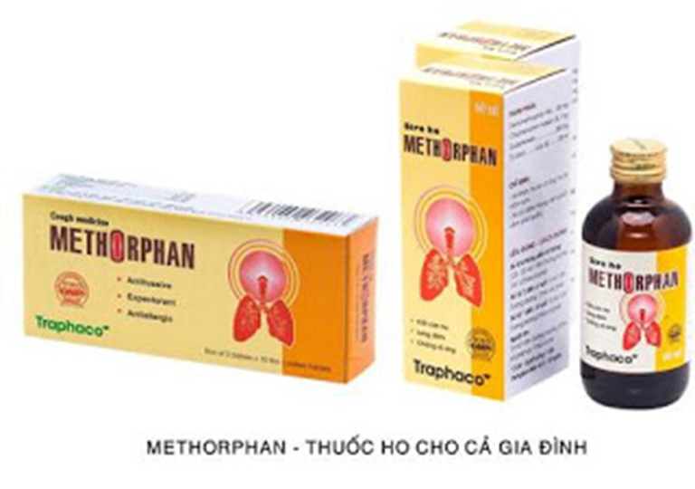 Thuốc ho Methorphan có thể điều trị ho cho cả gia đình