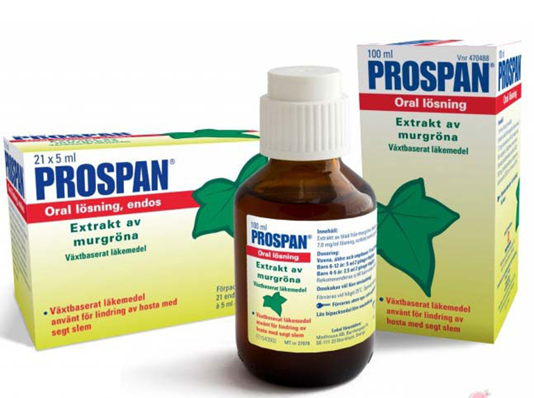 Thuốc ho Prospan là sản phẩm trị ho được nhập khẩu từ nước ngoài