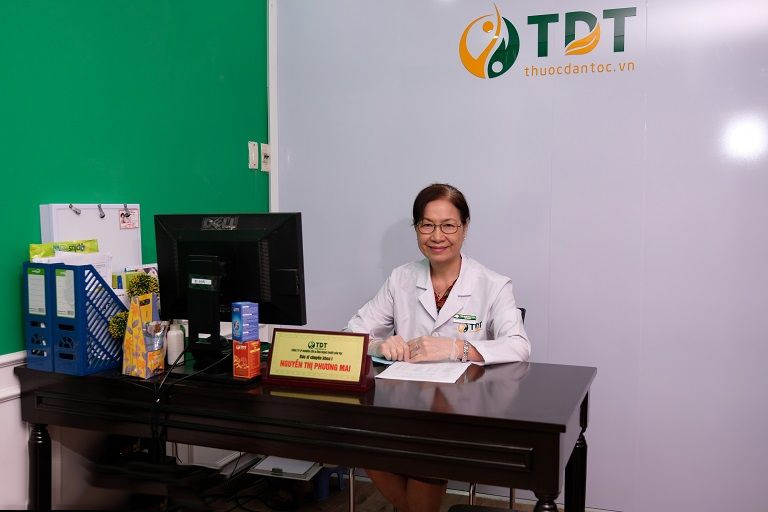 Bác sĩ Nguyễn Thị Phương Mai hiện đang công tác tại Trung tâm Thuốc dân tộc