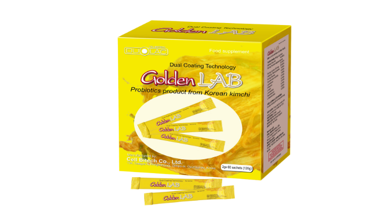 Men vi sinh Golden Lab được bán với giá 166.000 VNĐ/hộp.