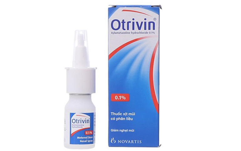 Thuốc xịt mũi otrivin có tác dụng làm giảm tình trạng nghẹt mũi rất tốt do viêm mũi dị ứng gây ra