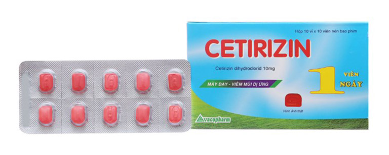 thuốc dị ứng cetirizin