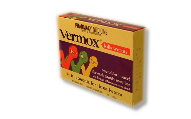Thuốc Vermox tẩy giun có thể dùng cho trẻ từ 2 tuổi trở lên.