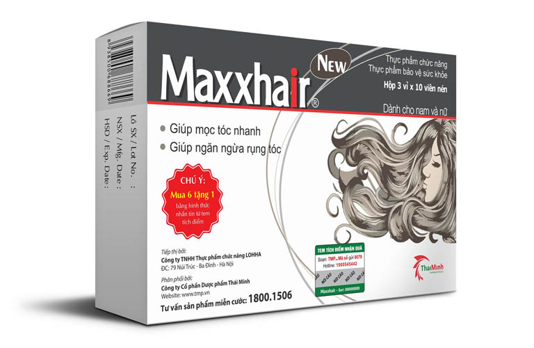 review thuốc trị rụng tóc maxxhair 