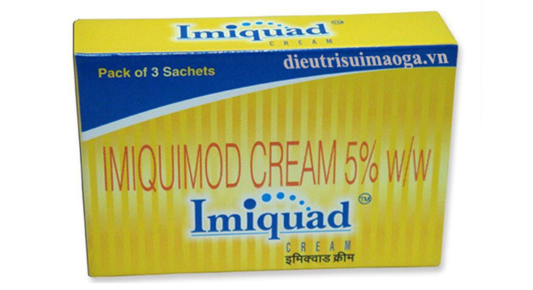 Thuốc imiquimod 5% Ấn Độ thường được sử dụng tại các phòng khám chuyên khoa da liễu