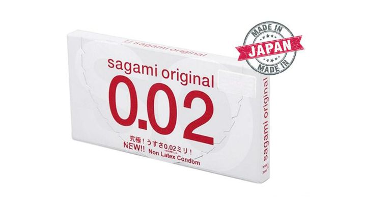 Bao cao su Sagami Original 0.02 là loại bao cao su siêu mỏng, giúp tăng khoái cảm khi quan hệ.