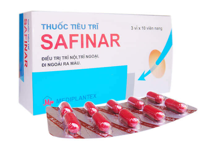 Thuốc chữa bệnh trĩ Safinar