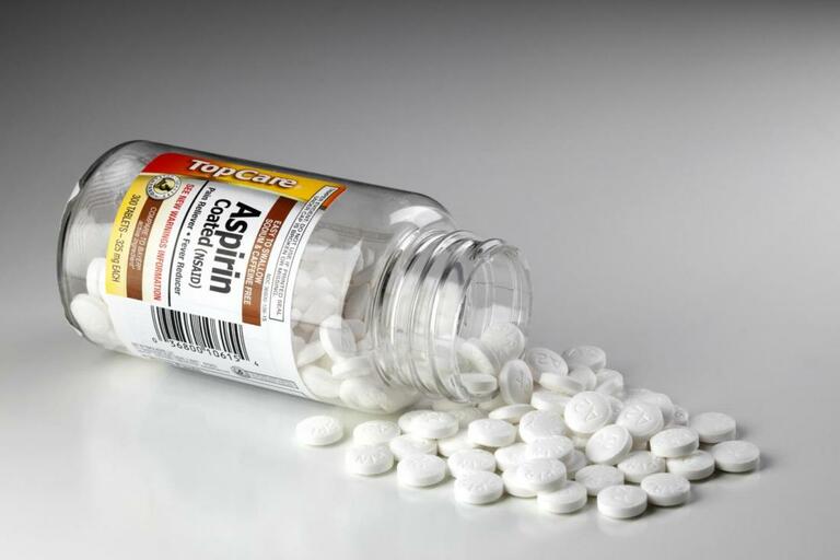Aspirin thường được sử dụng để điều trị bệnh trĩ