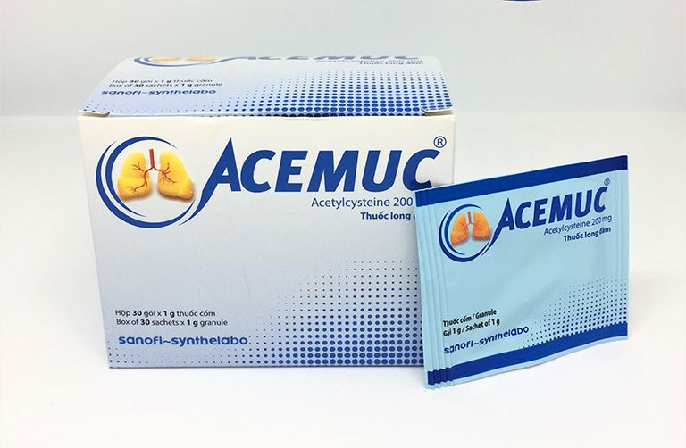 Khuyến cáo khi dùng thuốc Acemuc