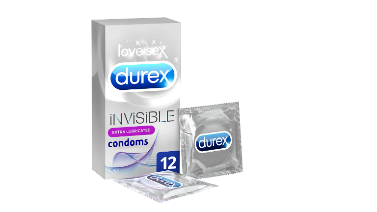 Hình ảnh sản phẩm bao cao su Durex Invisible Extra Thin, Extra Lubricated.