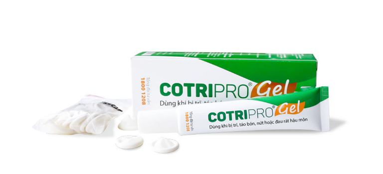 Gel bôi trĩ Cotripro giá bao nhiêu/tuýp và hiệu quả sử dụng