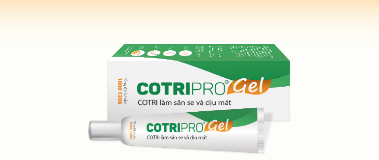 Gel bôi trĩ Cotripro được bào chế từ nhiều loại thảo dược tự nhiên.