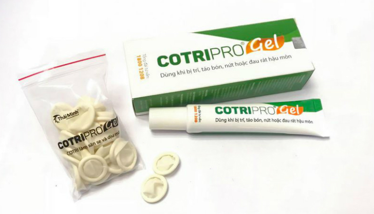 Gel bôi trĩ Cotripro giá bao nhiêu/tuýp và hiệu quả sử dụng