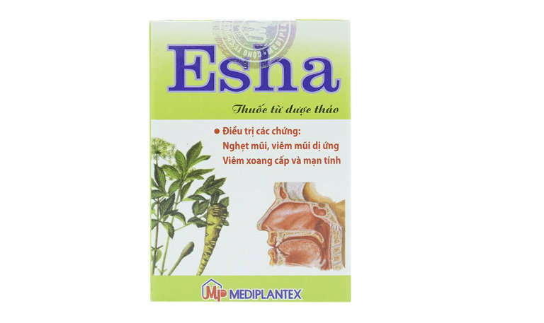 Thuốc Esha là thuốc điều trị bệnh viêm xoang, viêm mũi.