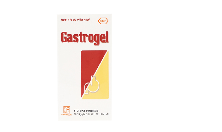 Dùng thuốc Gastrogel bằng cáchs nhai nát viên thuốc trước khi nuốt.