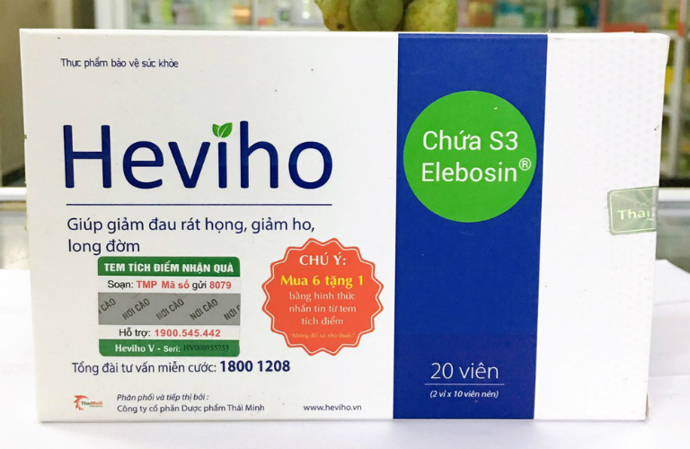 Thuốc Heviho có giá 210.000 VNĐ/hộp.