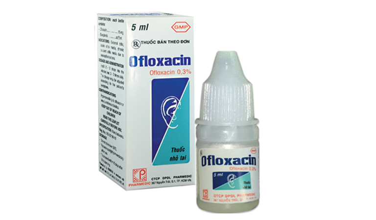 thuốc kháng sinh nhỏ tai ofloxacin