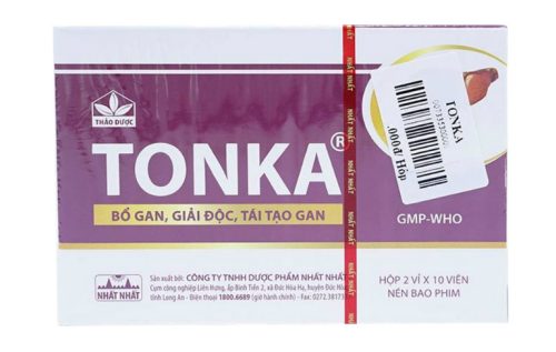 Thuốc Tonka là thuốc dùng để giải độc gan, điều trị một số chứng bệnh về gan.