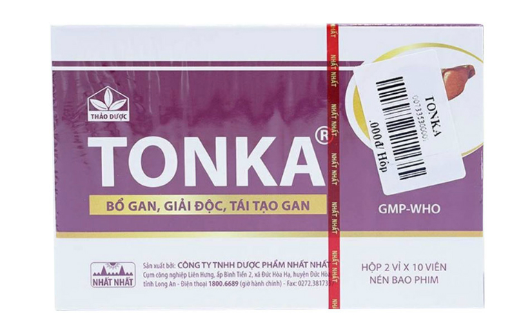 Thuốc Tonka là thuốc dùng để giải độc gan, điều trị một số chứng bệnh về gan.