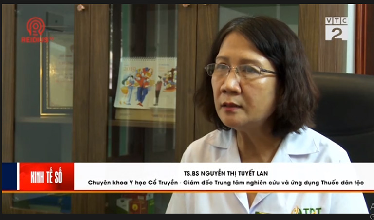 Đài VTC2 phỏng vấn Thạc sĩ, Bác sĩ Nguyễn Thị Tuyết Lan về bài thuốc Thăng trĩ Dưỡng huyết thang