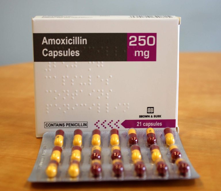 Thuốc amoxicillin điều trị viêm dạ dày HP dương tính