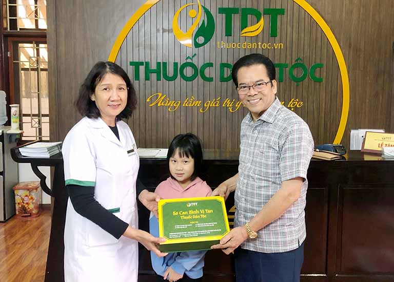 Kết quả vui mừng khi Trung tâm Thuốc dân tộc chữa HP cho cháu gái NSND Trần Nhượng thành công