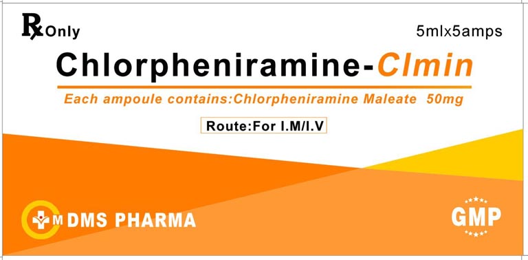 Thuốc uống trị viêm da tiếp xúc Chlorpheniramine 