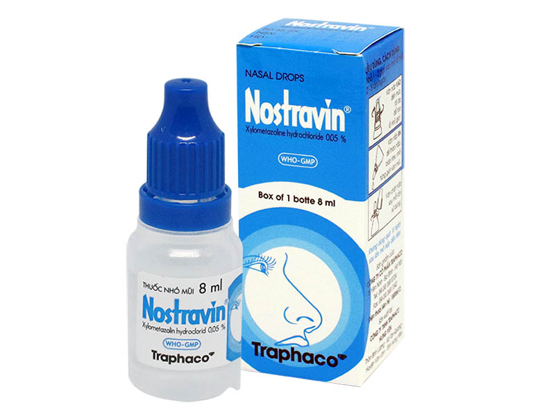 Thuốc nhỏ mũi viêm xoang Nostravin