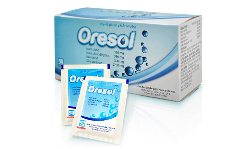Thuốc trị rối loạn tiêu hóa Oresol
