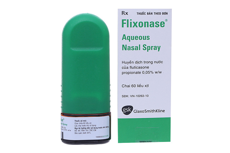 Thông tin về thuốc xịt mũi Flixonase trị viêm mũi dị ứng