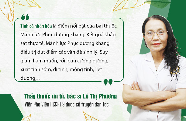 Đánh giá của bác sĩ Lê Thị Phương