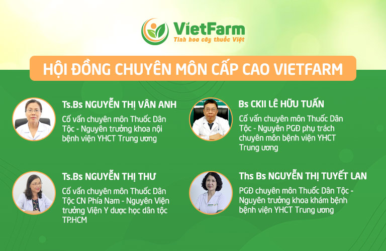 Hội đồng chuyên môn của Trung tâm dược liệu Vietfarm