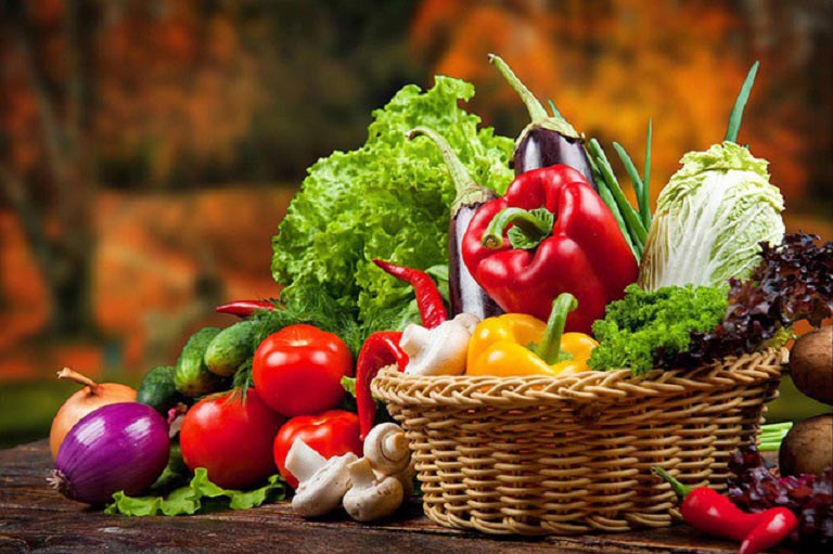 Chế độ ăn uống nhiều rau quả giúp hạn chế tình trạng rối loạn tiêu hóa