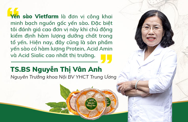 TS.BS Nguyễn Thị Vân Anh - Nguyên Trưởng khoa nội bệnh viện YHCT Trung ương
