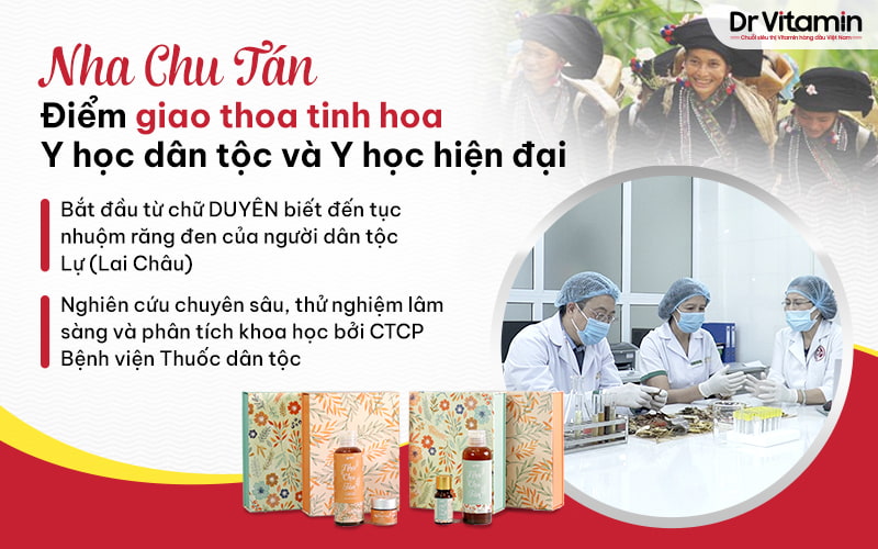Nha Chu Tán được nghiên cứu và phát triển dựa trên nền tảng Y học cổ truyền kết hợp khoa học công nghệ hiện đại 
