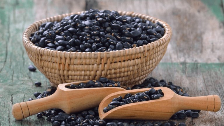 Đỗ đen (đậu đen) có chứa nhiều hoạt chất hỗ trợ điều trị viêm da dầu