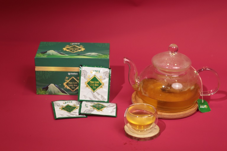 Tách trà sâm Ngọc Linh thượng hạng, giàu dưỡng chất