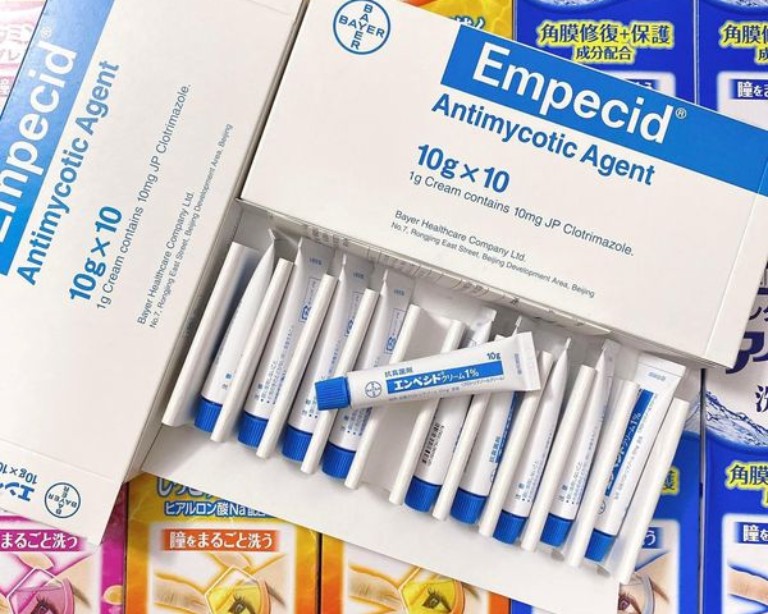 Empecid 1% Bayer là thuốc đặc trị nấm ngứa ngoài da vùng kín được kê đơn tại các bệnh viện Nhật Bản