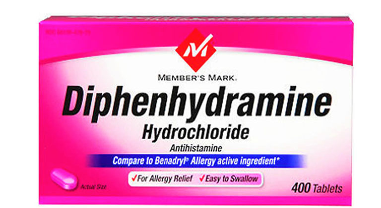 Thuốc trị mề đay cho trẻ nhỏ Diphenhydramine 