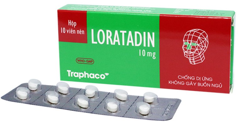 Loratadin là một trong những thuốc kháng histamin H1 đường uống thường được sử dụng
