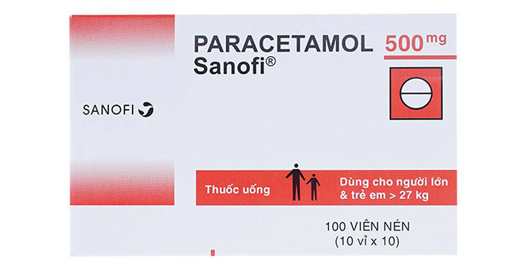 Thuốc giảm đau thông thường Paracetamol