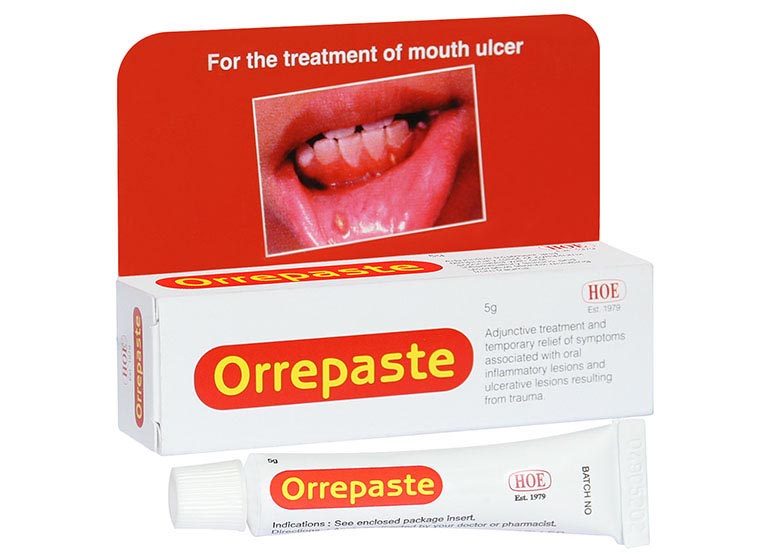 Thuốc trị viêm loét miệng ở trẻ Orrepaste