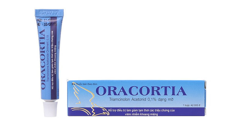Thuốc trị viêm loét miệng ở trẻ Oracortia 