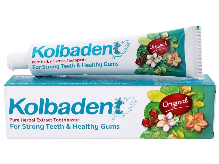 Kem đánh răng trị nhiệt miệng Thái Lan Kolbadent Original 160g 