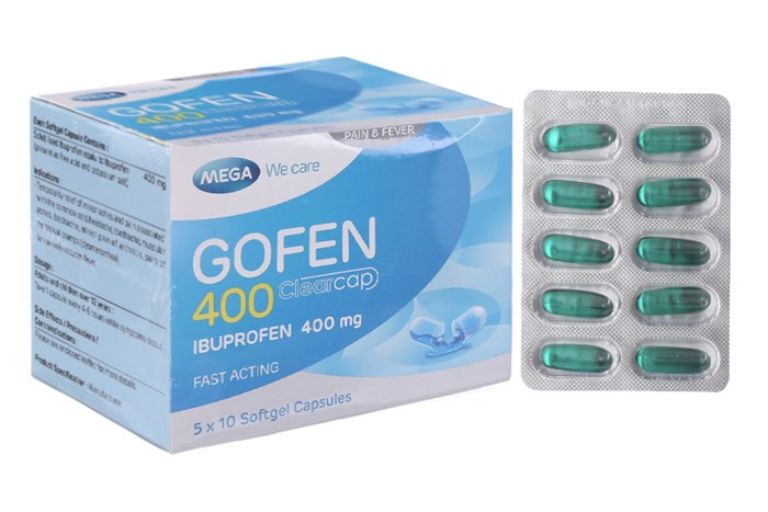 Gofen là thuốc giảm đau hạ sốt, kháng viêm thuộc nhóm kháng viêm không chứa steroid 