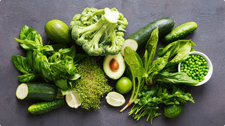 Các loại rau màu xanh đậm rất tốt cho sức khỏe người bị nhồi máu cơ tim